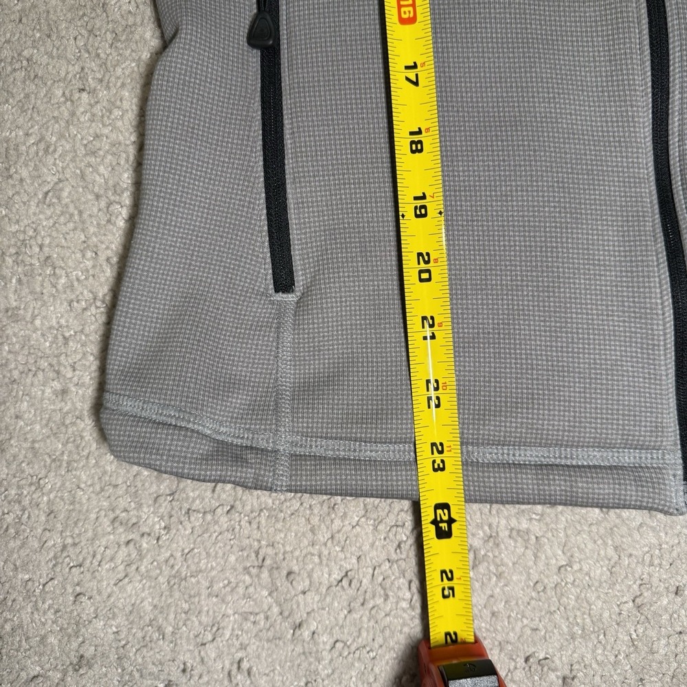 Mountain Hardwear‎ Womens Waffle Thermal Size Medium Gray Full Zip Jacket Hiking - Picture 10 of 11